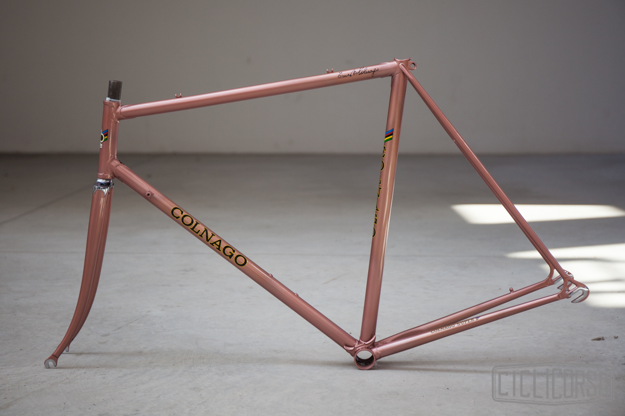 Fully Restored Colnago Super Road Frame Cicli Corsa Classico